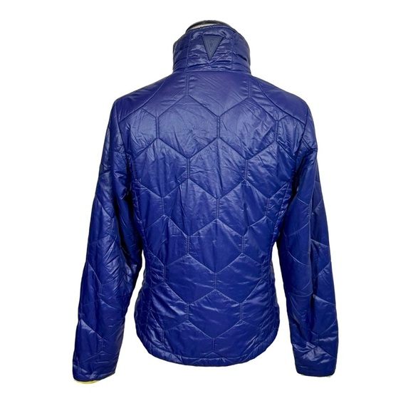 SCOTTeVEST Lola Nylon Quilted Puffer Jacket in Rhapsody Blue 16 Pockets Travel - Picture 6 of 13
